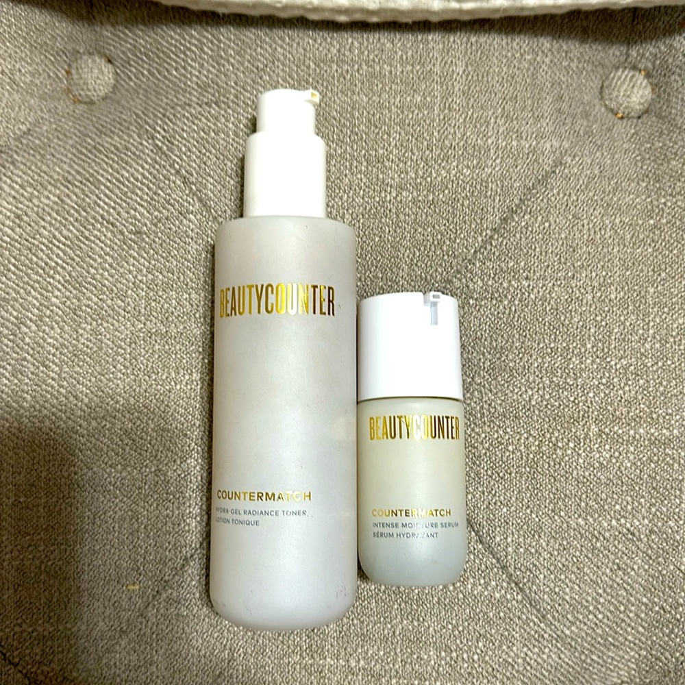 Beauty Counter Countermatch Toner and Moisture Serum - new never used.  No boxes
